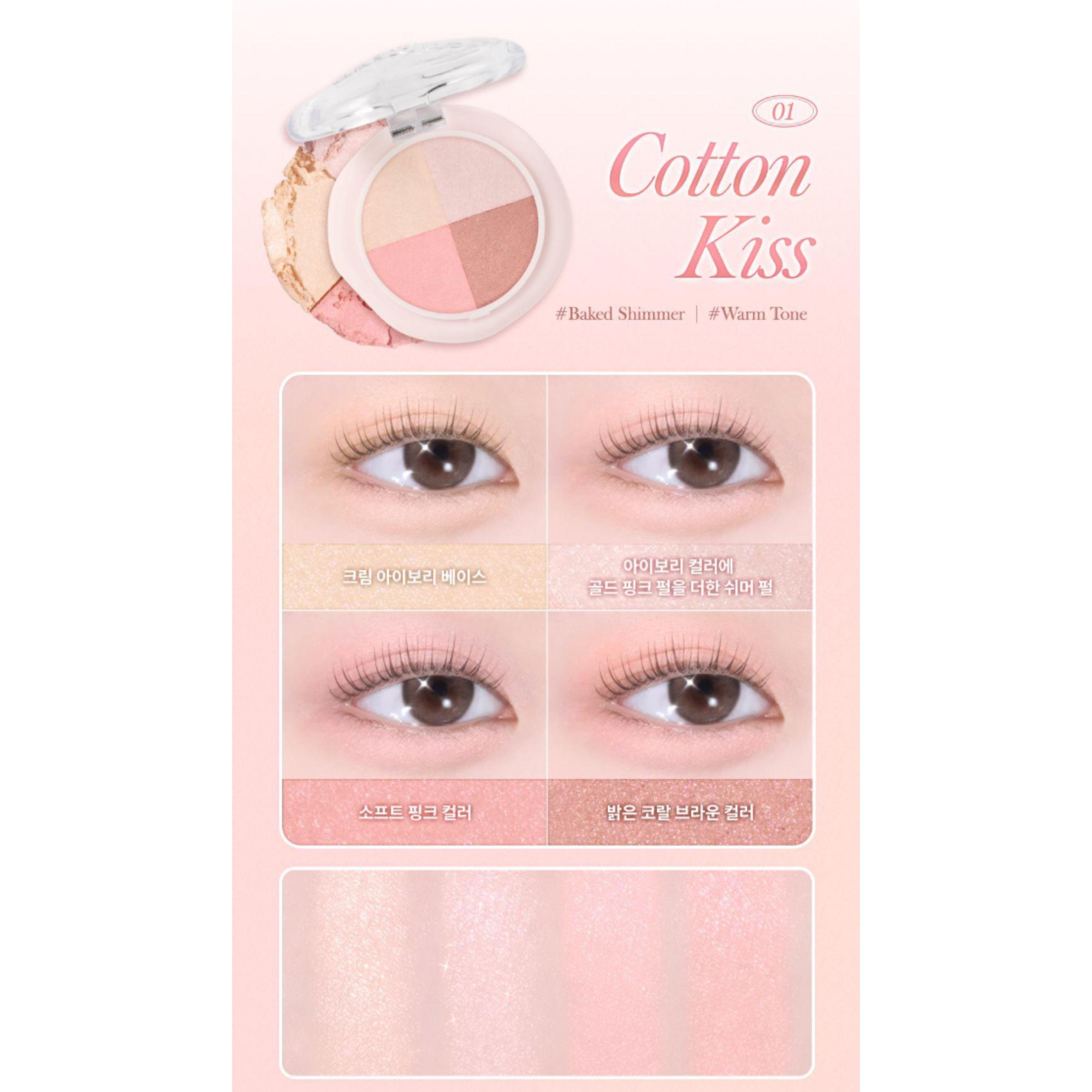 dasique Multi Quad Shadow 3.5g (4 Options) 01 Cotton Kiss