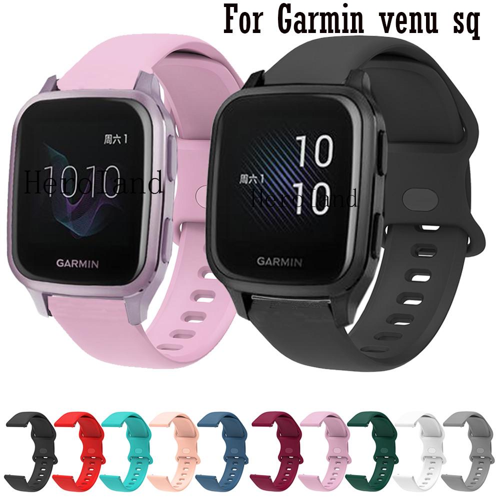 20mm 22mm Rem For Garmin venu sq / sq2 Forerunner 645 245 245M Sport Silikon Smart Armbånd For Garmin Forerunner 745 158 55
