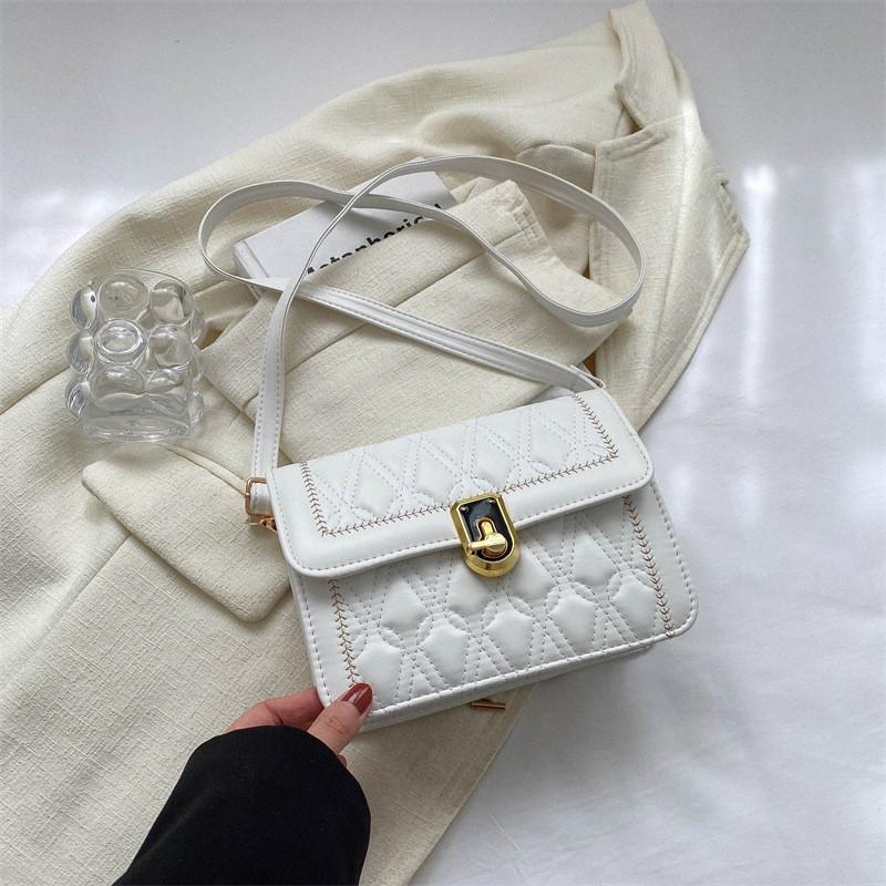 Fashionable Pu Leather Crossbody Bag For Women Stylish And Trendy Small Square Bag