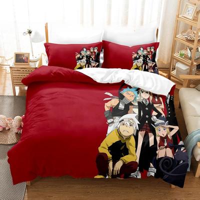 Nieuwe 3D Cartoons Soul Eater Beddengoed Set Eenpersoons Twin Volledig Queen King Size Bed Set Volwassene Kind Slaapkamer Dekbedovertrek Sets Hometextiel