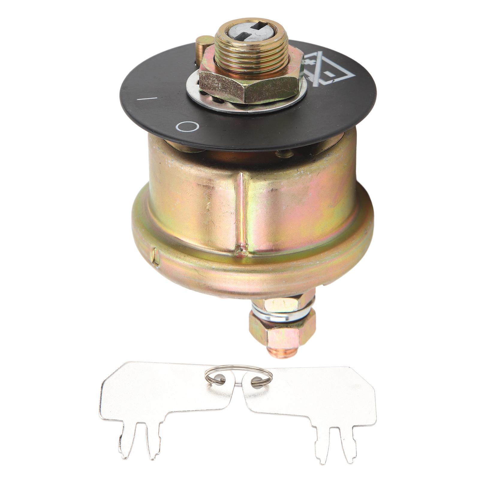 Interruttore di spegnimento batteria con chiave 7H7290 Interruttore di spegnimento accensione con chiavi per Escavatori Caterpillar Cat