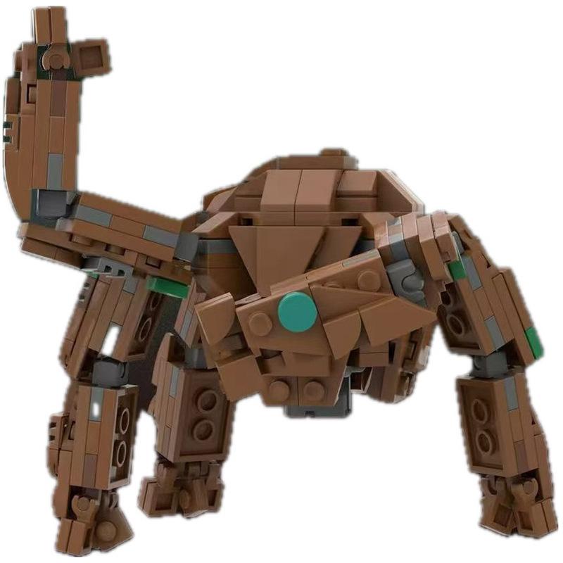 Project Hail Mary Rocky Silicone Alien Action Figure Model Toy Building Block Set for Boys Birthday Gift
