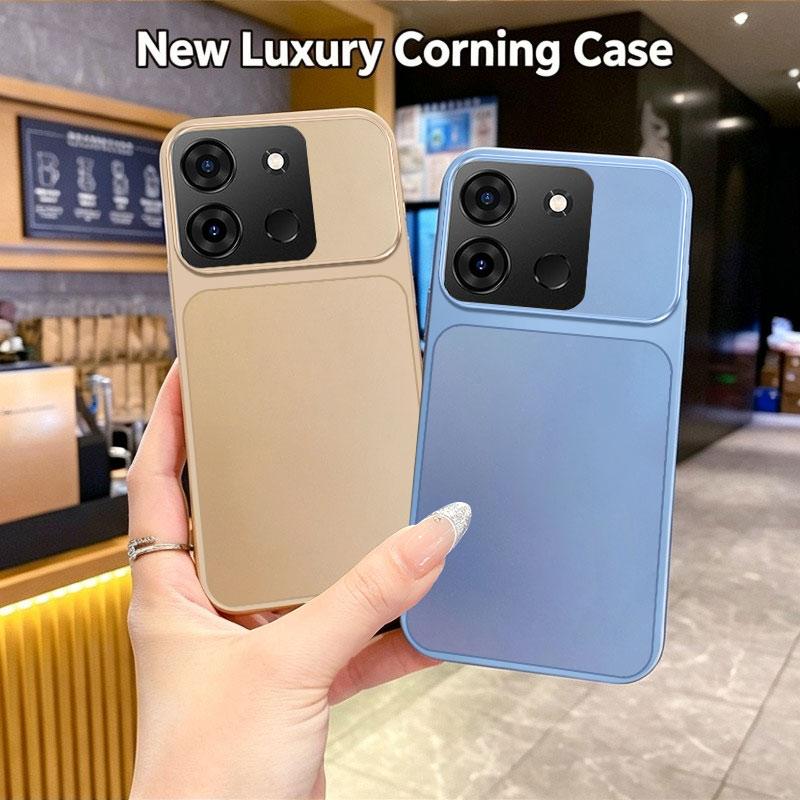 For Tecno Spark Go 2023 Case Tecno Pop 7 Cover Tecno Pop 7 Capa Phone Back Bumper Shockproof TPU Liquid Silicone Soft Fundas