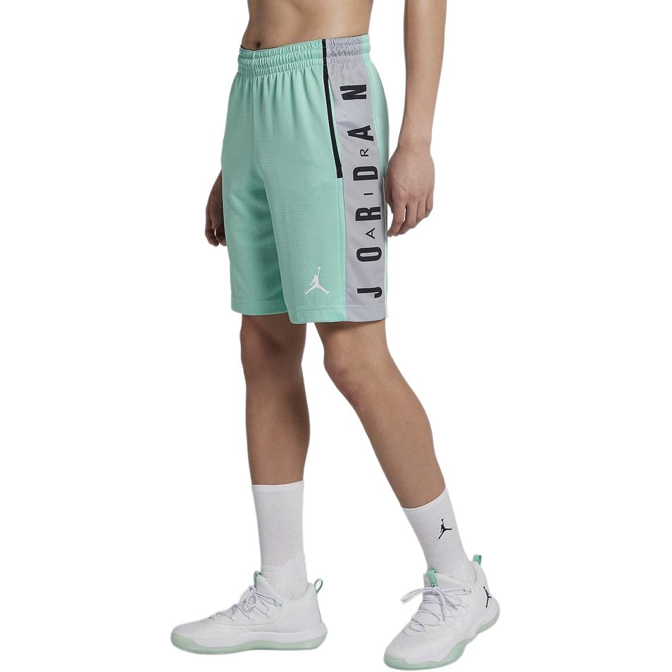 Jordan Letter Logo Loose Quick-Dry Basketball Shorts Men Shorts Green 888377-349