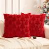 Christmas Tree Pillow Cover Christmas Plush Festive Home Decoration Sofa Cushion Pillowcase