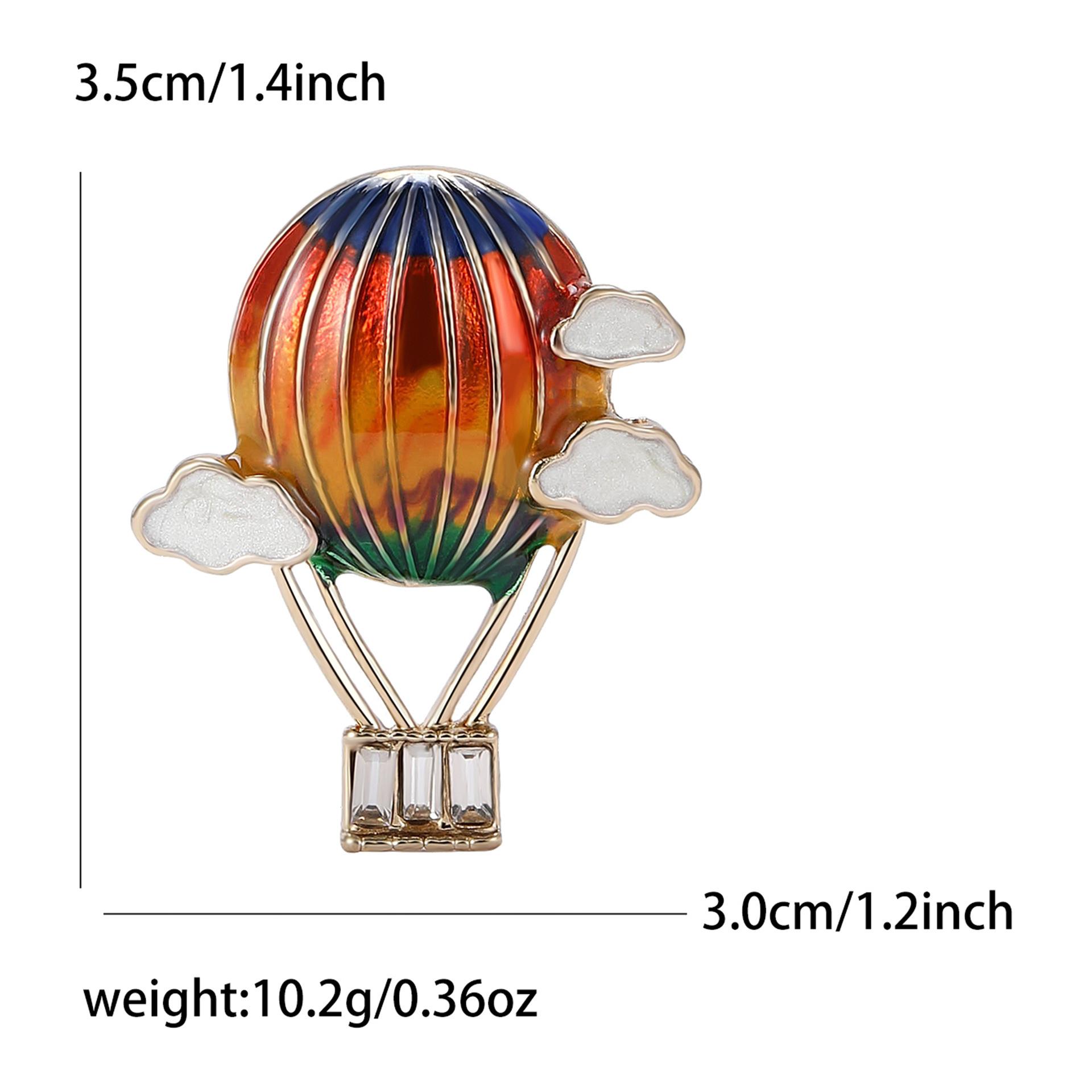 

Модная брошь в виде воздушного шара из эмали из сплава, креативная женская одежда высокого класса, ювелирные украшения для корсажа