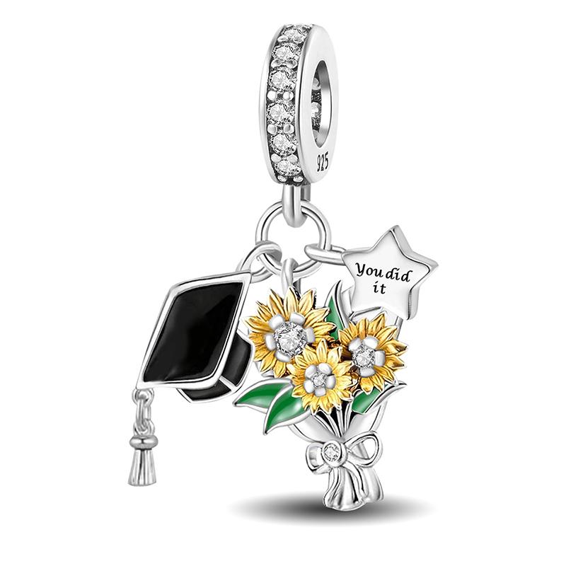 Copper Stars Heart Sunflower Car Safety Beads Fit Diy Charms Beads Necklace Making Gift Of High Quality Jewelry