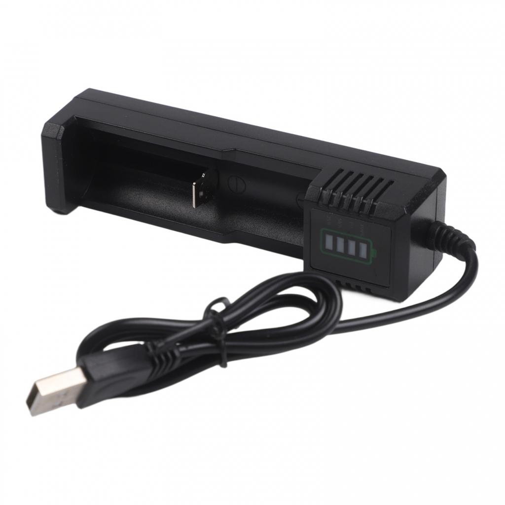 USB Battery Charger for 21700 14500 18500 26650 Lithium with 124 Charging Slots