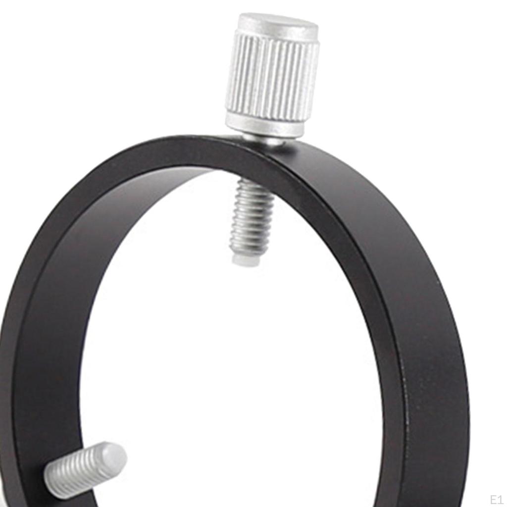 Telescope Guide Scope Ring Kit Adjustable with Base 68mm Tube