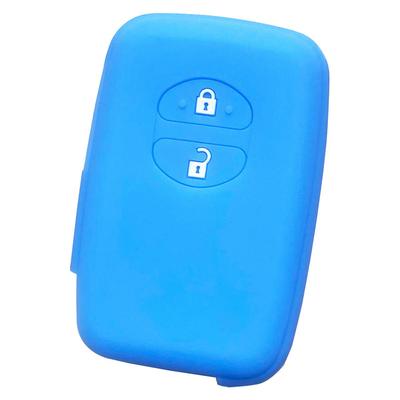 IKT Silicone Cover for Toyota Cars Smart Key 2 Buttons Light Blue / Prius