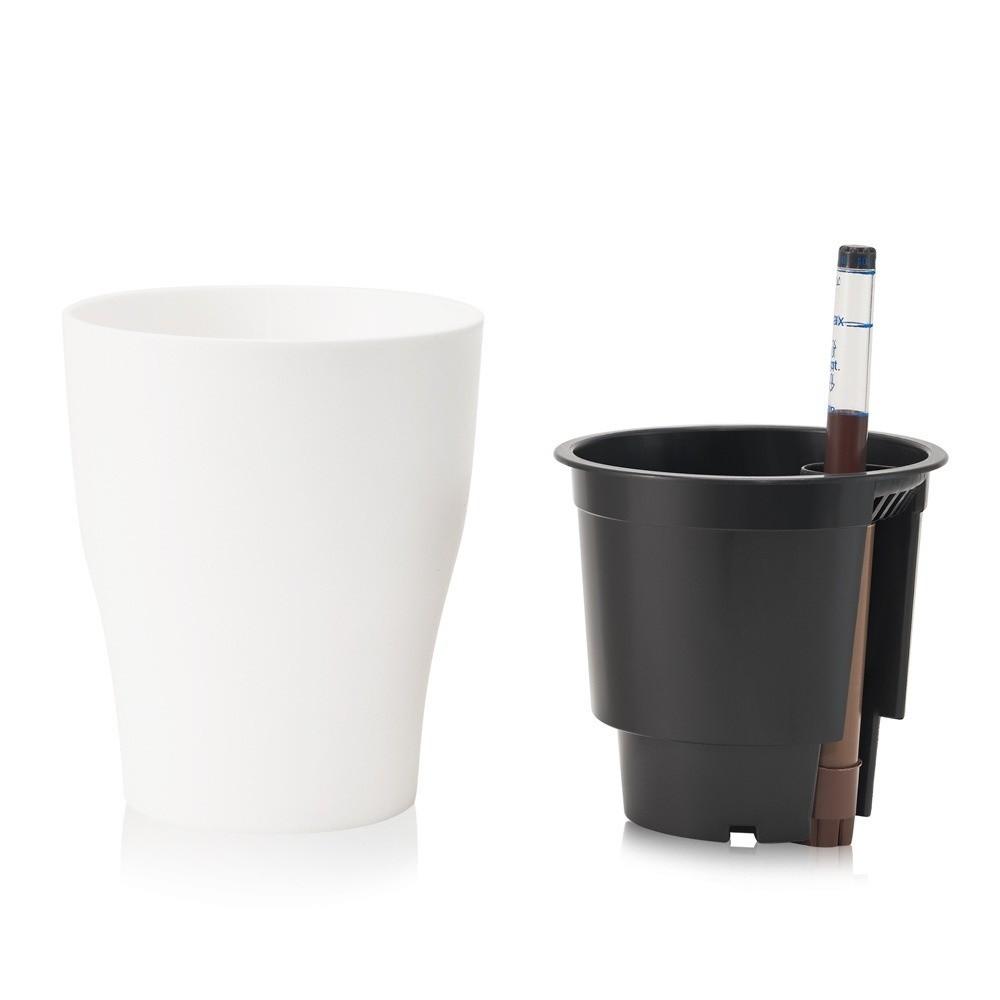 Double Layer Self-Watering Plant Pots With Water Level Meter Lazy Planter Pot  Home