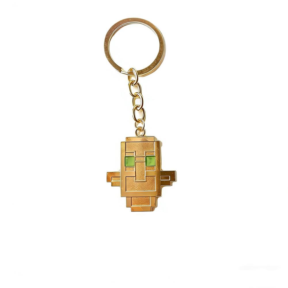 Game Totem of Undying Cosplay Keychain Alloy Cyberpunk Pendant Keyring Key Chain Bag Ornament Accessory Decoration Props