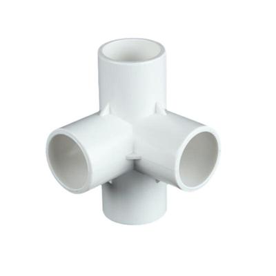 PVC 32mm Right-Angle Four-Way Connectors