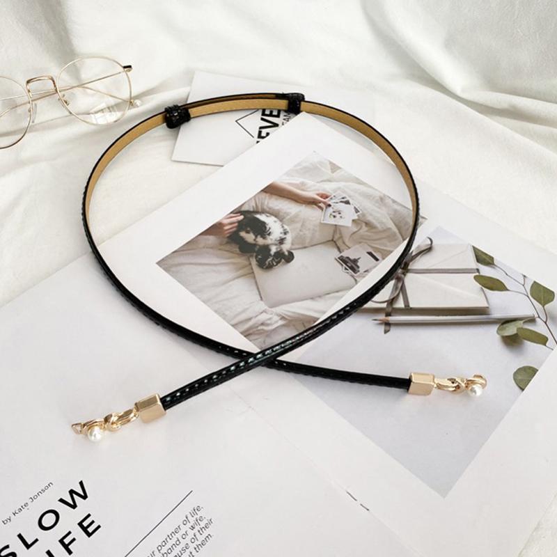 Ladies Adjustable Thin Belts For Women  Luxury Brand Designer Style