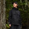 Li Ning CF Su Wan Long Jia Series Solid Color Zip-Up Hooded Comfortable Breathable Long Sleeve Waterproof Windproof Jacket Unisex Jacket AEMU043-4
