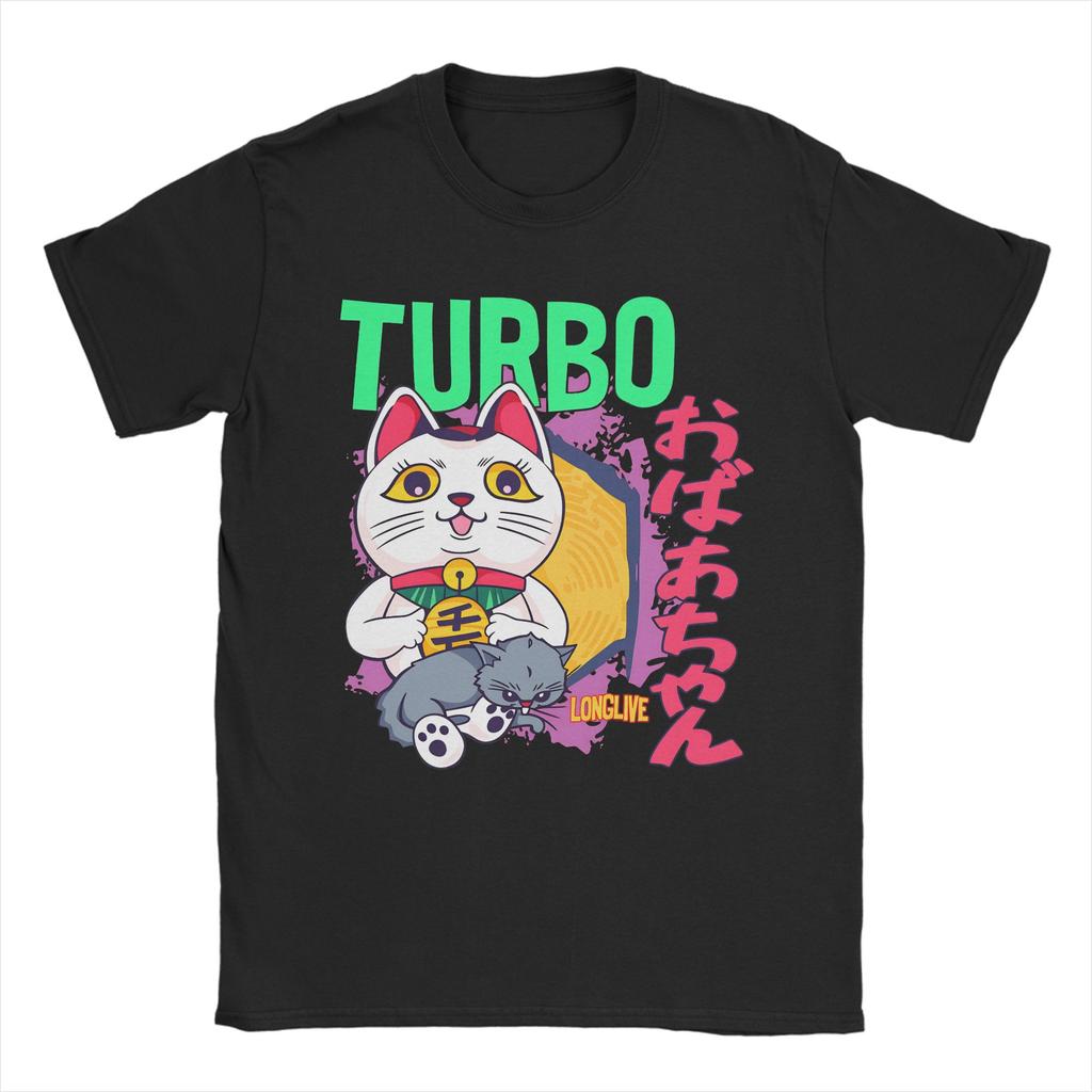Japanese Anime Dandadan Mens T Shirt Vintage Tees Short Sleeve Crewneck TShirts Pure Cotton Big Size Tops