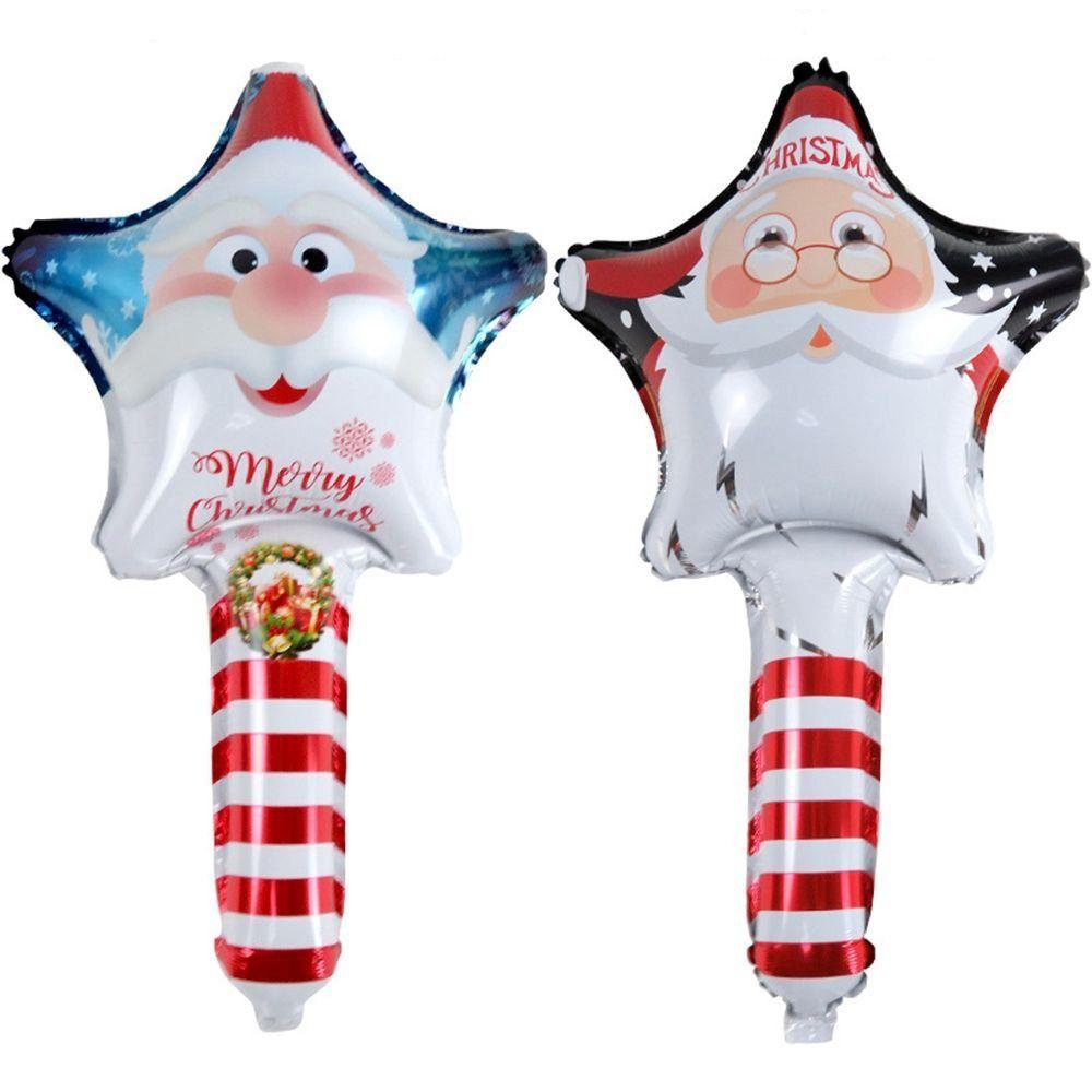 Banquet Supplies Cane Candy Foil Balloons Inflatable Stick Christmas Decoration Christmas Ornaments