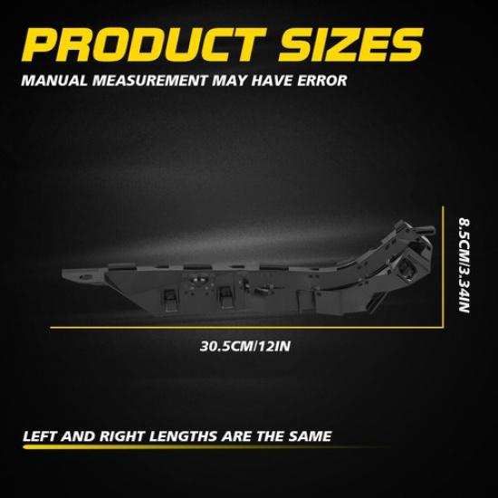 Front Driver Passenger Side Bumper Bracket For 2010-2014 Subaru Legacy Outback A