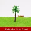 Micro-Landscape Sand Table Materials: Tropical Coconut and Palm Tree Models