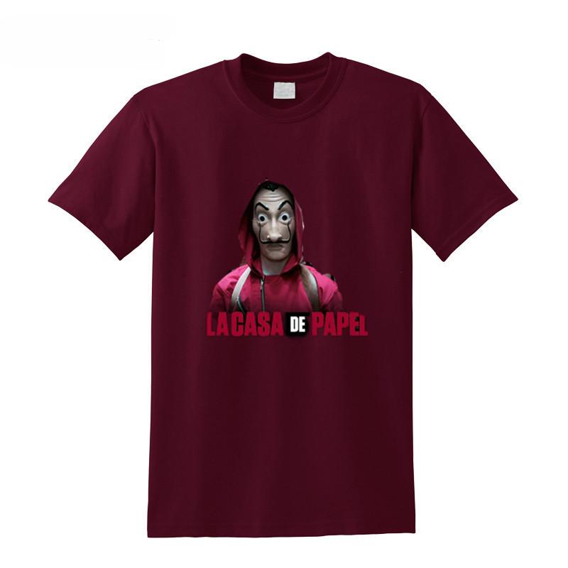 Famous House Of Paper Money Heist La Casa De Papel T Shirt Short Sleeve T Shirt