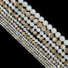 3 4 6 8 10mm Natural Shell Beads Mother of Pearl Trochus Shell Round Loose Beads For Jewelry Making DIY Necklace Accessories