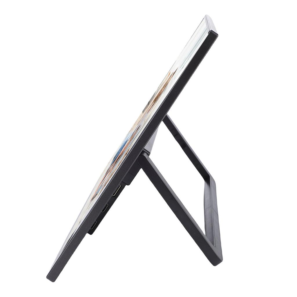15.6 Inch Portable Screen 1080P HD WiFi USB C HD Multimedia Interface Second External Screen with Stand Built In 2 Speakers for Laptop PC