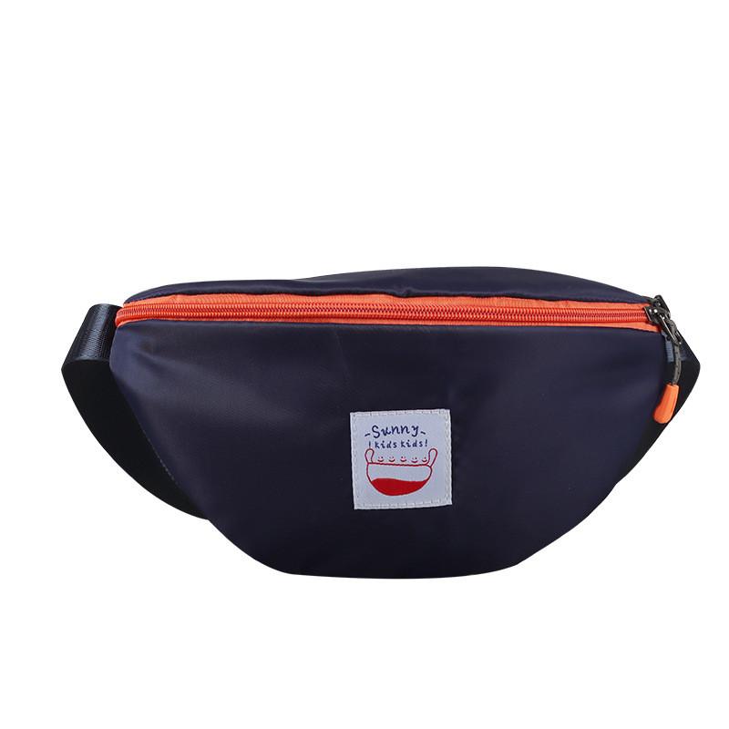 Stylish Children's Crossbody Canvas Bag For Boys With Abstract Design And Durable Features