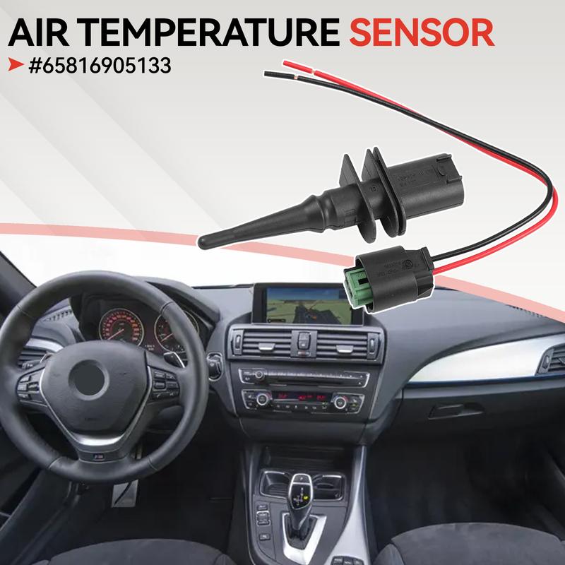 For Bmw 1 3 4 Series Mini External Air Ambient Temperature Temp Sensor Connector And Wires Auto Sensor Replacement 65816905133