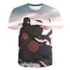 New Naruto Cartoon Character 3D Digital Printed Men's Cartoon T-shirt