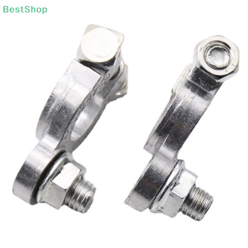 1 Pair Battery Terminal Clamp Zinc Alloy Positive & Negative Pole Auto Car Screw Connector Car Battery Terminal Clamp