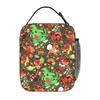 Cartoon Pokemon Theme Insulated Lunch Bag Ice Pack Rice Bag  Bolsa Student Bento Lunch Handbag Insulation