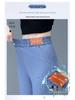 Women's Summer Lyocell Tencel High-Waisted Micro-Flare Jeans - Slimming, Elastic, Bell Bottom, Nine-Tenth Length, 2026 Style