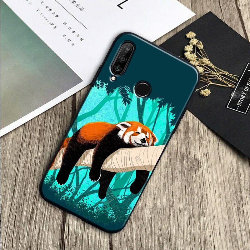 

Red Panda Cute Animal For Huawei Nova Y70 Y91 Y61 Y72 Y73 Y90 Y60 3i 7i 8i 11 12i 9 10 SE P20 P30 Pro P40 Lite Case Huawei Nova Y60