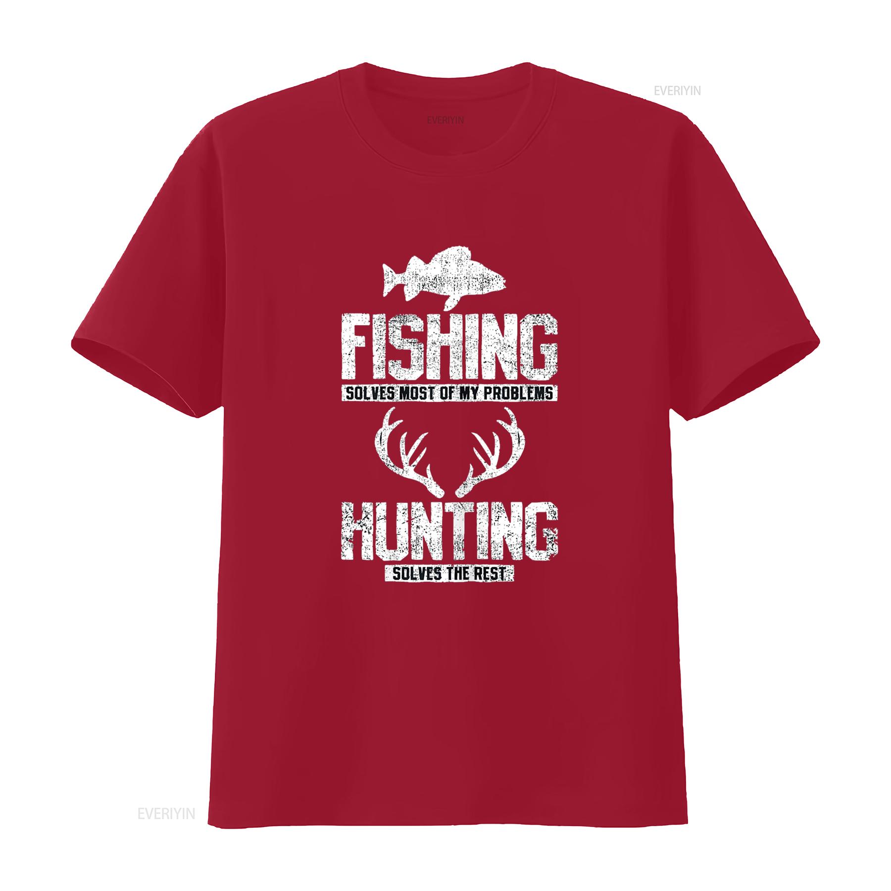 

Fishing Hunting T Shirt vintage Washed graphic Unisex streetwear Comfortable Breathable Slightly Stretched S