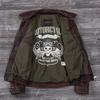 Chinese Size Vintage Genuine Leather Jacket Men Real Cowhide Air Force Flight Suit A2 Pilot Jacket Bomber Jacket