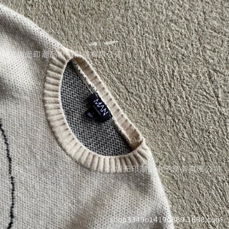 Dark Streetwear Skull Knit Sweater 26 Styles Unisex Casual Pullover Men Women