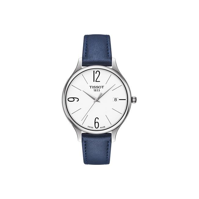 

TISSOT Premium Collection Quartz Movement Women s Watch 38mm White Dial Stainless Steel Case Leather Strap T103.210.16.017.00 White Dial
