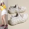 Spring and Summer New Flying Mesh Shoes Soft Sole Lightweight Sports Casual Shoes Anti-slip Wear Women Casual Shoes