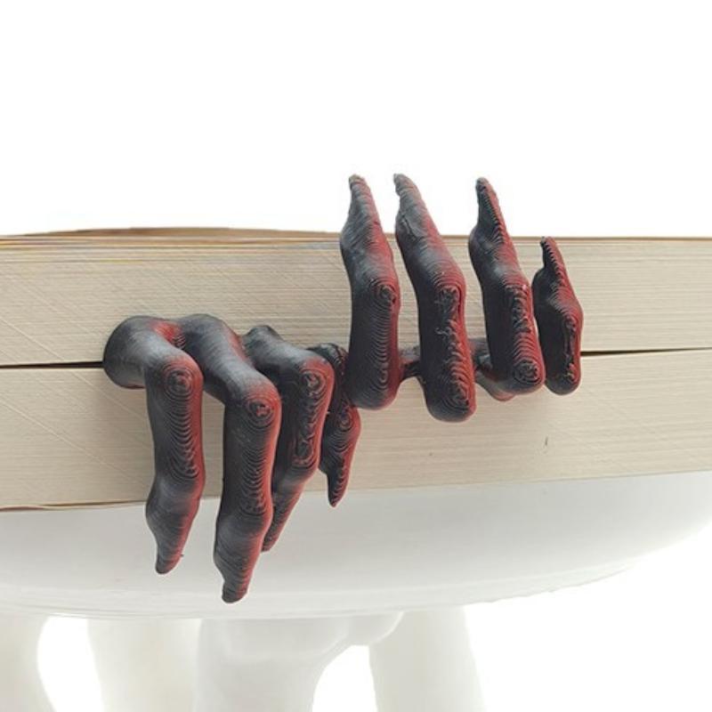 3D Printed Devil Claw Stereo Bookmark Cool Punk Page Marker for Hardcover Paperback Books Readers Unique Souvenir Gift