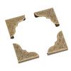 100pcs Bronze Metal Corner Protector Vintage Corner Guards Photo Album Corner Protector  Notebook