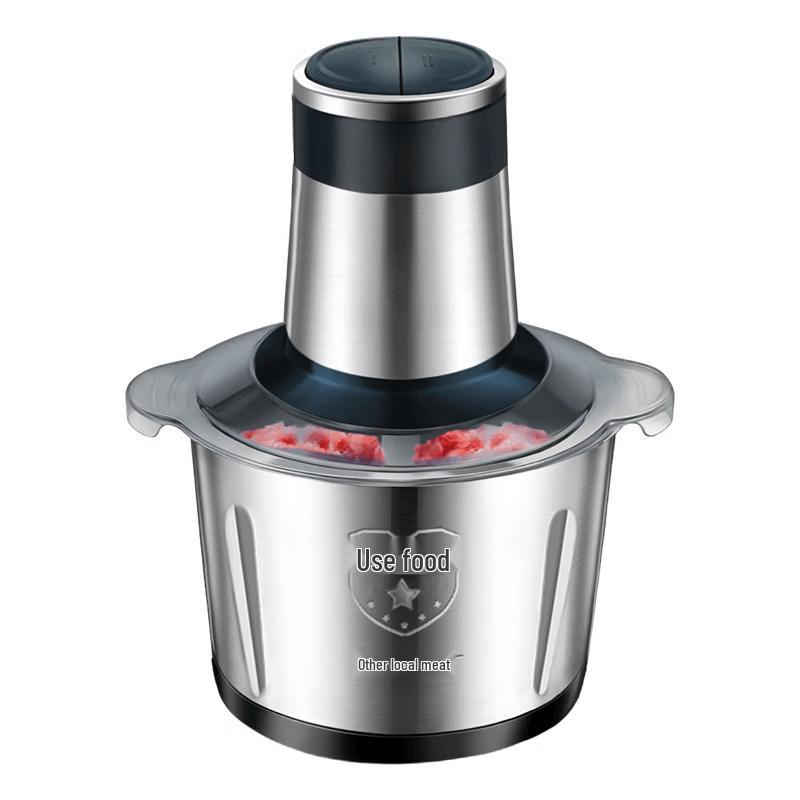 ZISIZ Electric Stainless Steel Meat Grinder Food Processor