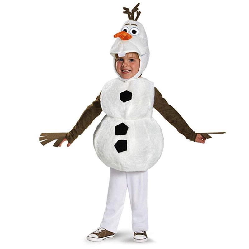 Halloween Parent-Child Snowman Costume - Adult & Child Cartoon Animal Party Outfit