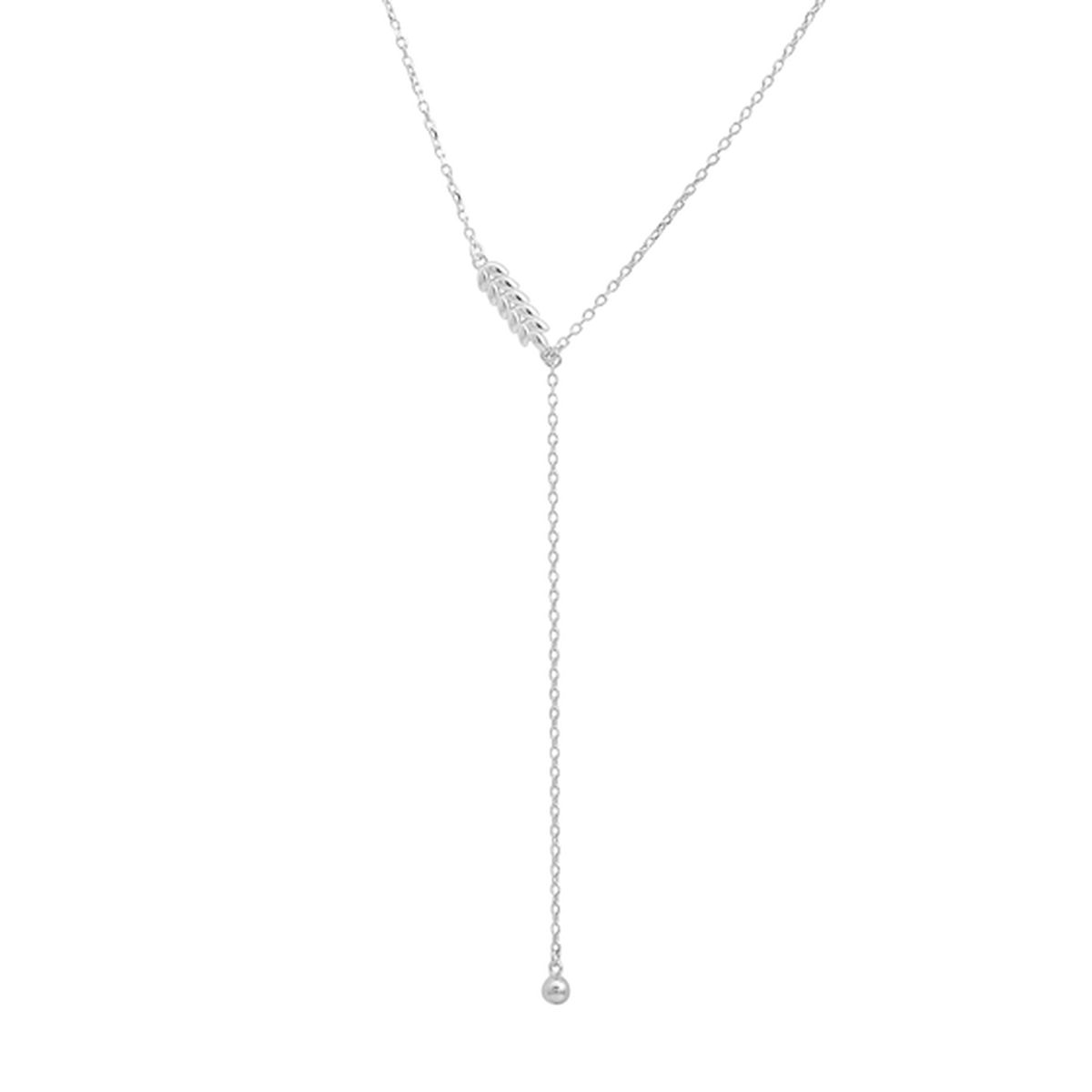 Silver necklace with no stones, product