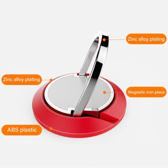 360 Degree Rotation Phone Finger Ring Ultra Thin Stand for Car Magnetic Holder
