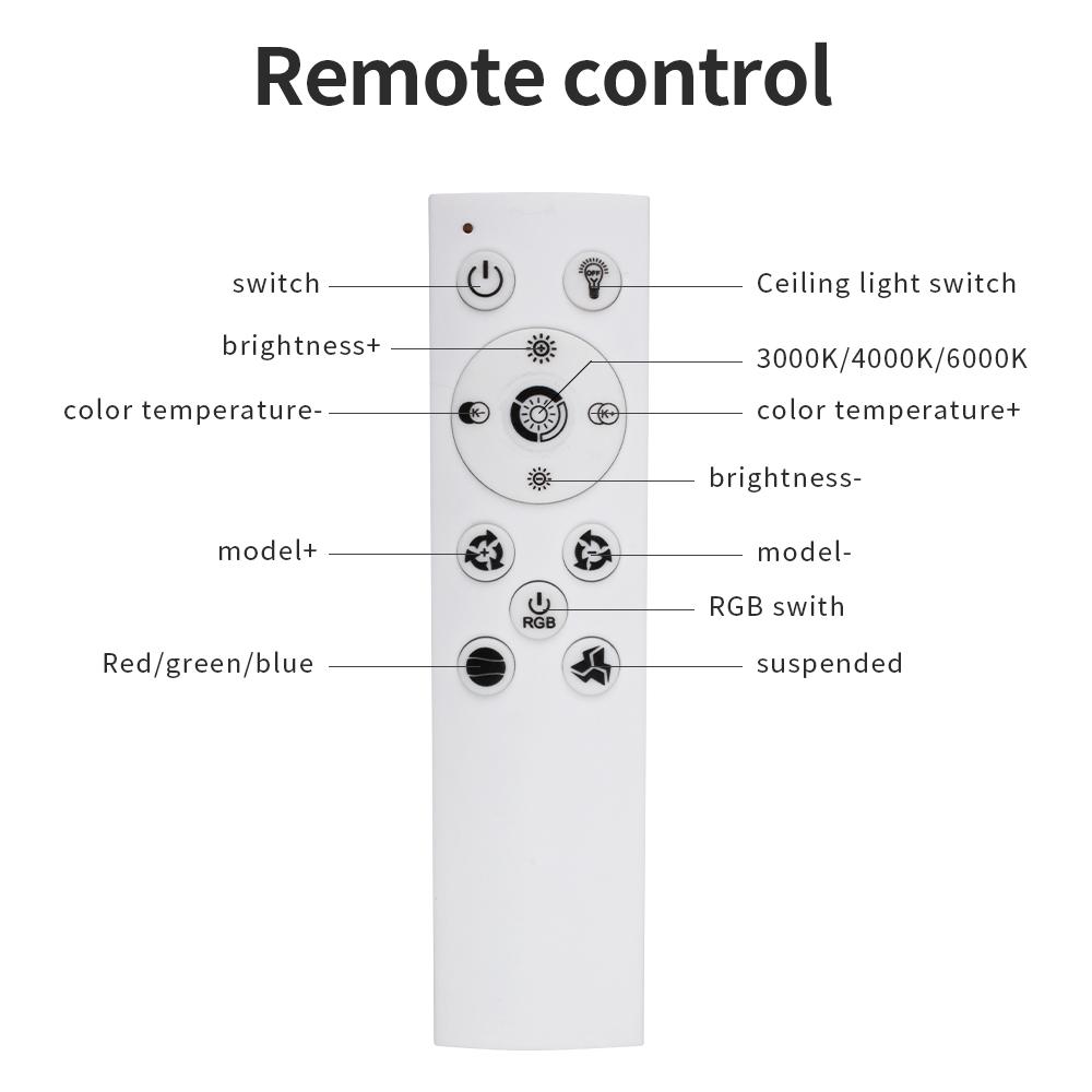 28W RGB Dimmbare Musik Deckenleuchte Fernbedienung Deckenleuchten AC110-265V für Zuhause Bluetooth Lautsprecher Beleuchtungskörper