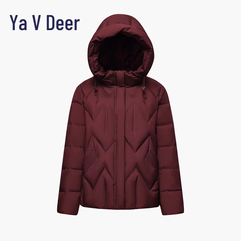 

Женская короткая пуховая куртка Yalu EW с капюшоном и волнообразной текстурой 3XL