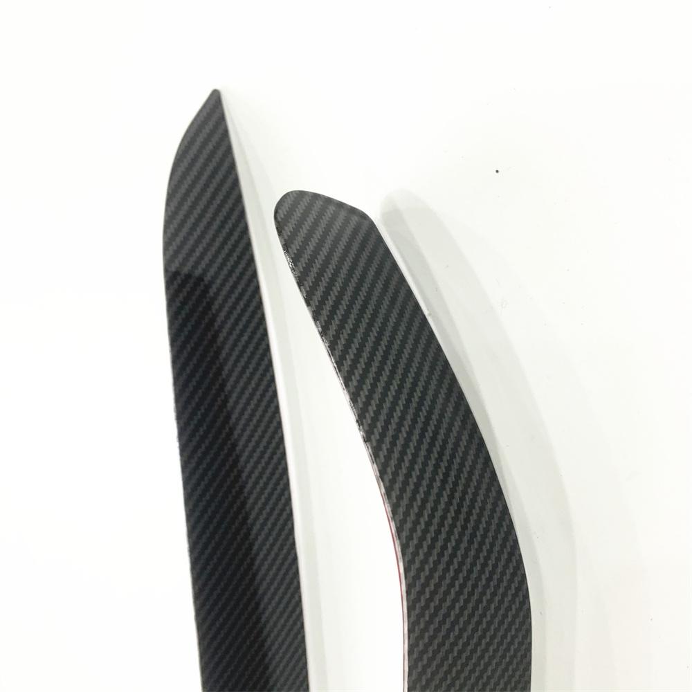 2Pcs Carbon Fiber Pattern Headlight Eyelids Eyebrows For Holden Commodore VE HSV