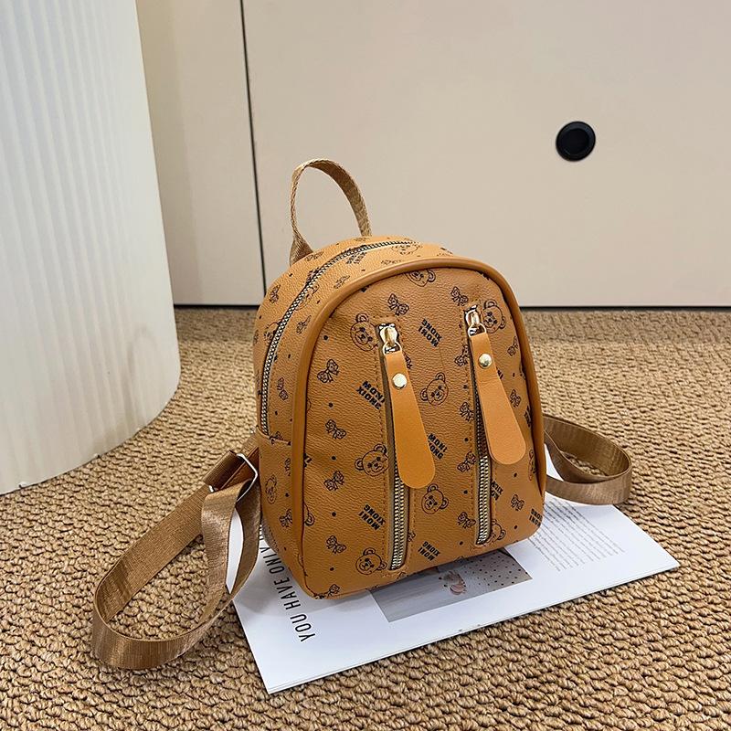 New Casual Fashion Printed Backpack Women's Tide Large Capacity Commuter College Student School Bag Travel Bag Backpack