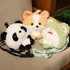 Adorable Plush Cartoon Panda Backpack For Kids Perfect For School And Play