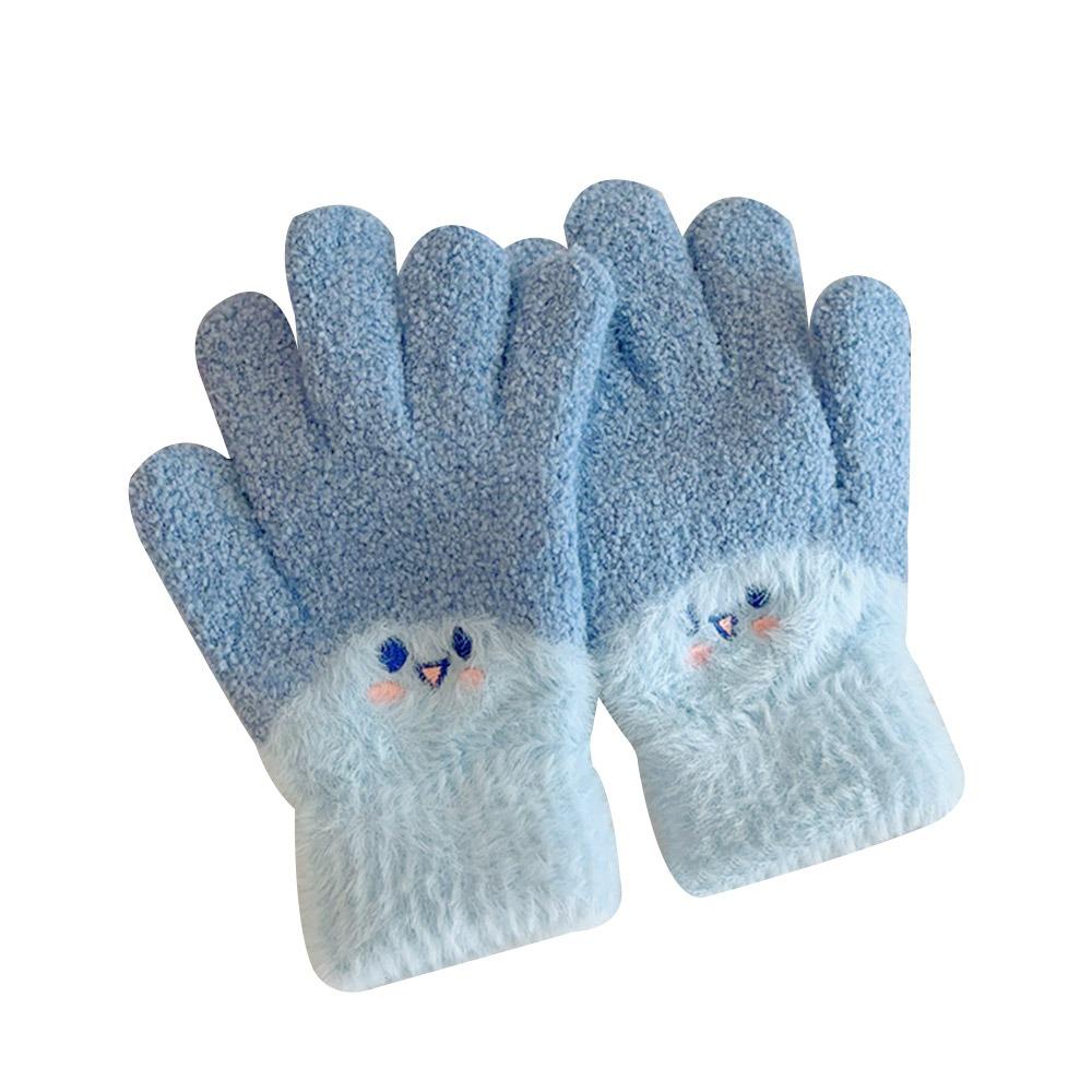 Coldproof Kids Winter Gloves Windproof Baby Gloves for 7-15 Years Old Baby Boys Girls